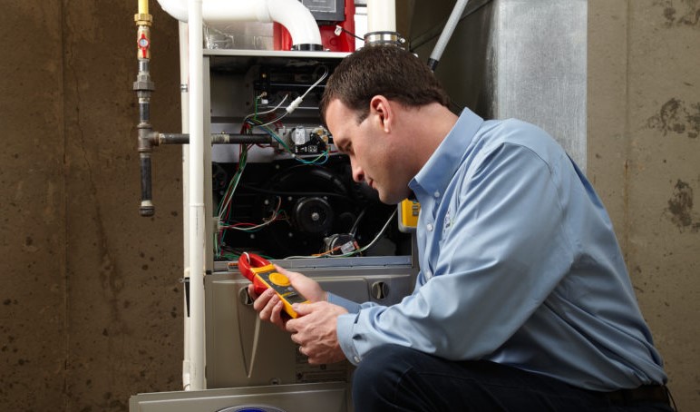 What Components Of A Furnace Are Typically Inspected During Servicing?